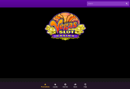 vegas slot casino homepage desktop view