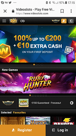 Videoslots Mobile