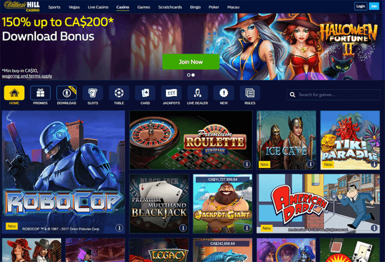 Casino Club William Hill Casino Club William Hill