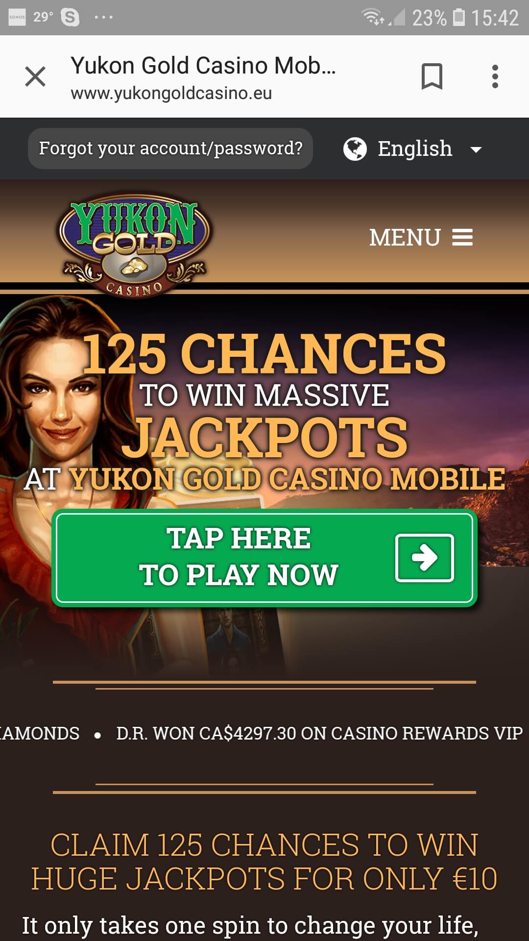 Casino online, free bonus no deposit